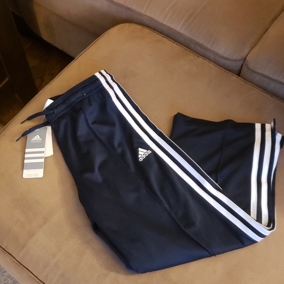 adidas Pants - Blue Adidas cropped workout pants